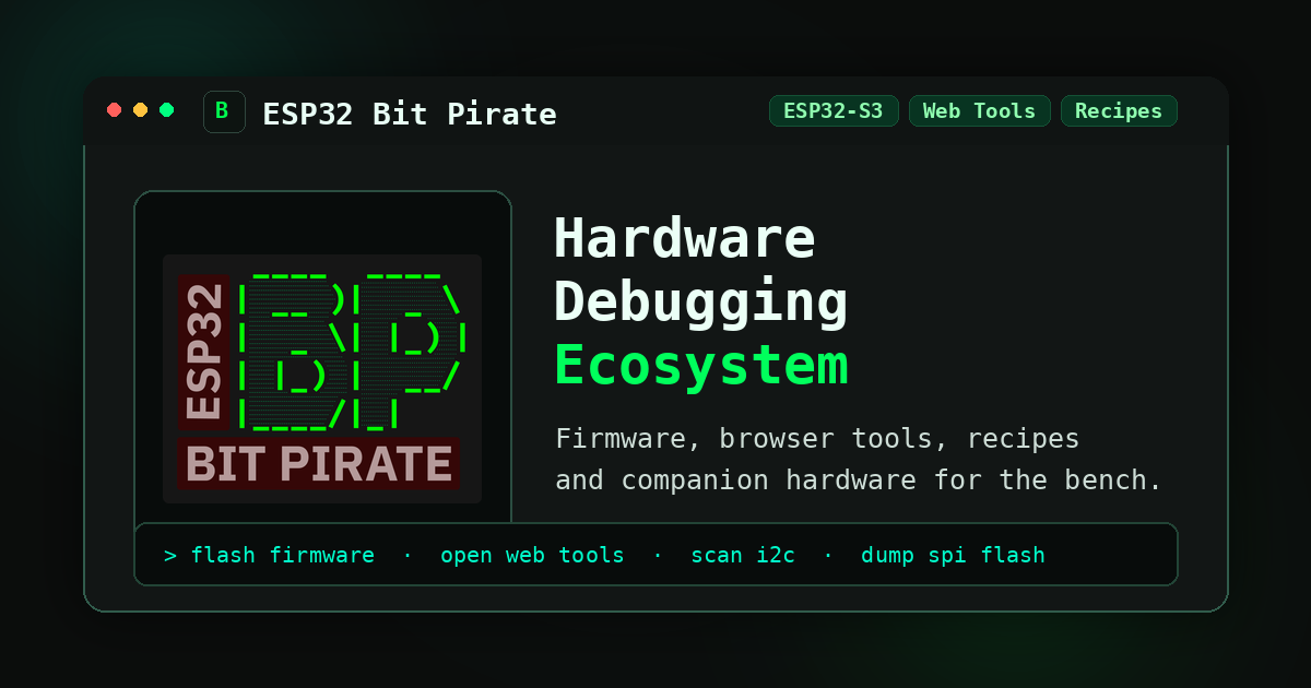 ESP32-Bit-Pirate website preview