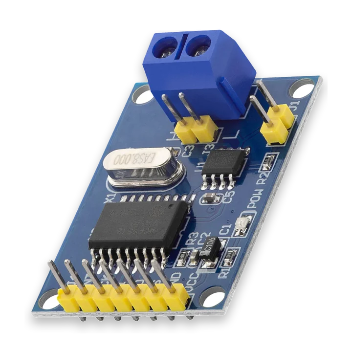MCP2515 CAN bus module.