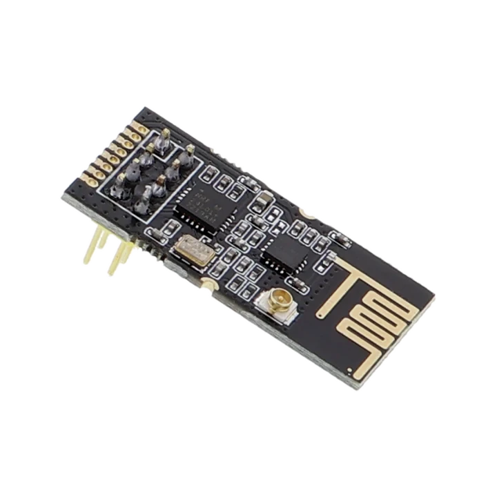 nRF24L01 2.4 GHz RF module.
