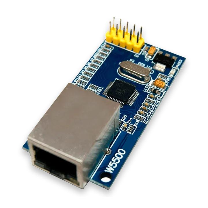W5500 Ethernet module.