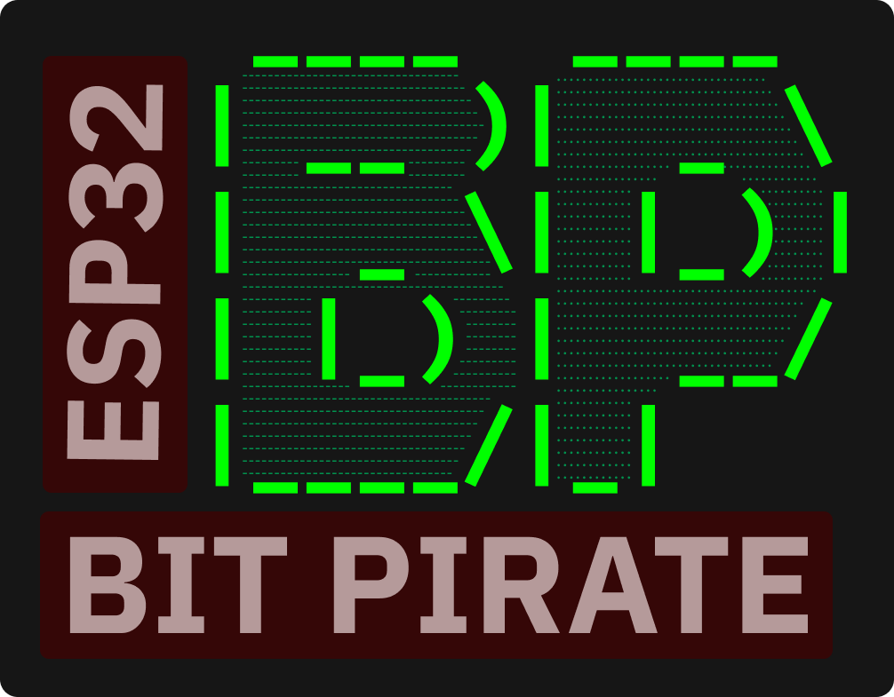 ESP32 Bit Pirate square logo for the multi-protocol firmware